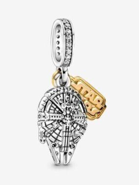 ✅NWT Pandora Star Wars Millennium Falcon Dangle Charm